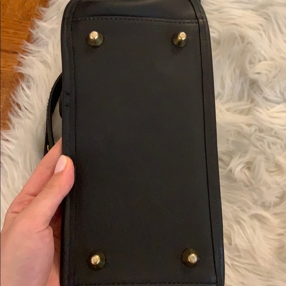 Black Leather Coach Legacy Crossbody Handbag - Picture 5 of 8